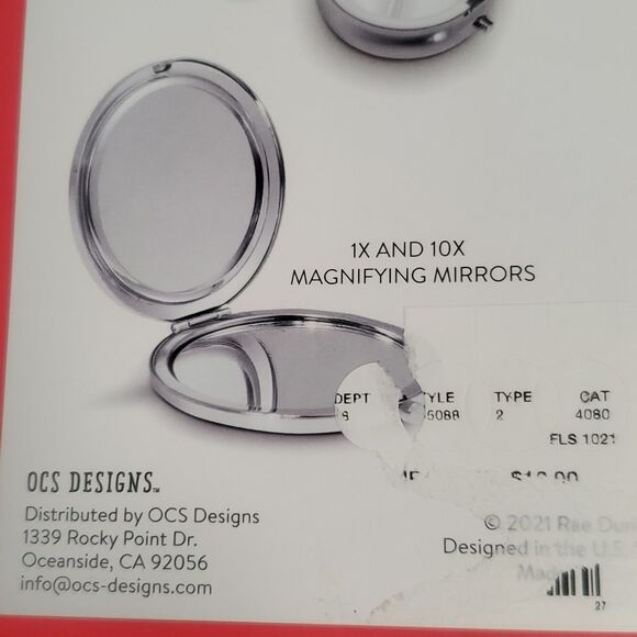 NEW Rae Dunn Compact Mirror & Pill Box Gift Set Blessed & Grateful - Picture 7 of 9